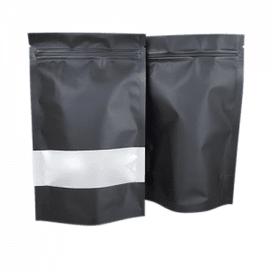 3kg Window Black Matt Stand Up Pouch